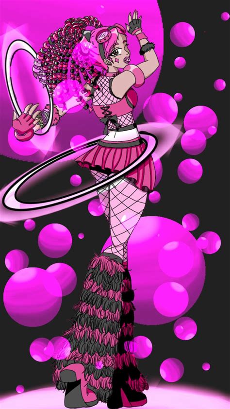 pink rave girl commission by silvertenshi93 on deviantart