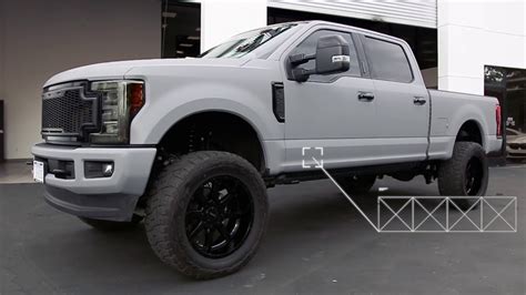 Ford F 250 Wrapped In Battleship Grey Youtube