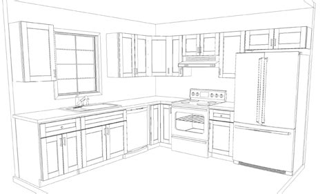 Small Kitchen Design Layout 10x10 10 X 10 Kitchen Cabinets For