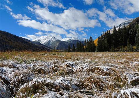 1st Snow In The San Juan Mountains Photograph By Steve Anderson
