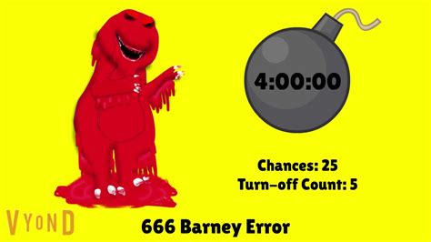 666 Barney Error Barney Error 1021 Part 1 Youtube