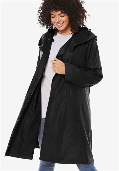 Packable Hooded Raincoat Woman Within