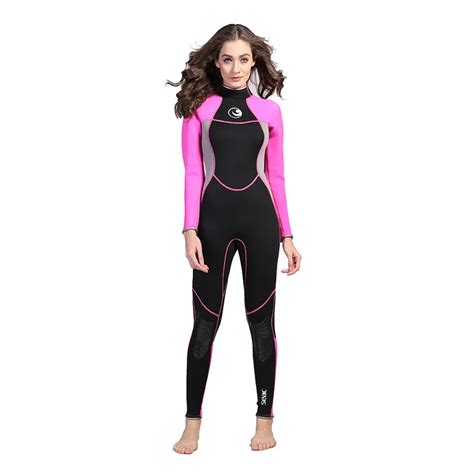 Diving Wetsuits For Women 2018 Full Body Long Sleeve Scuba Diving Suits