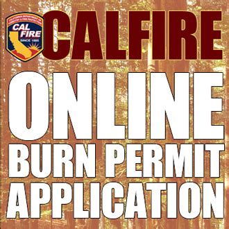 Cal-FIRE Launches New Online Burn Permit Application | SusanvilleStuff.com