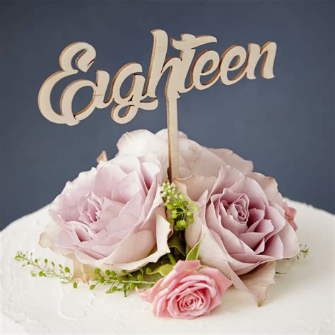 Celebrating 18th birthday is one of the best moment of a girl's life. Eighteen Birthday Cake Topper By Sophia Victoria Joy ...