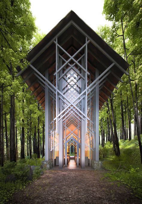 The Thorncrown Chapel In Eureka Springs Arkansas Was Built By World