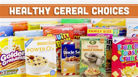 Healthy Cereal Choices - Physical Therapy & Sports ...