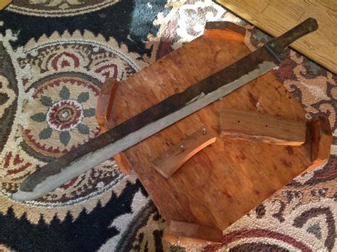 A Sword Im Working On Made From A Saw Blade Metalworking