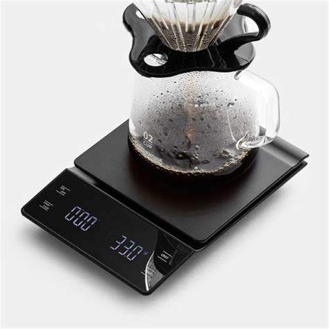 Coffee Scale Precision With Timer Black Beans Coffee Company Inc