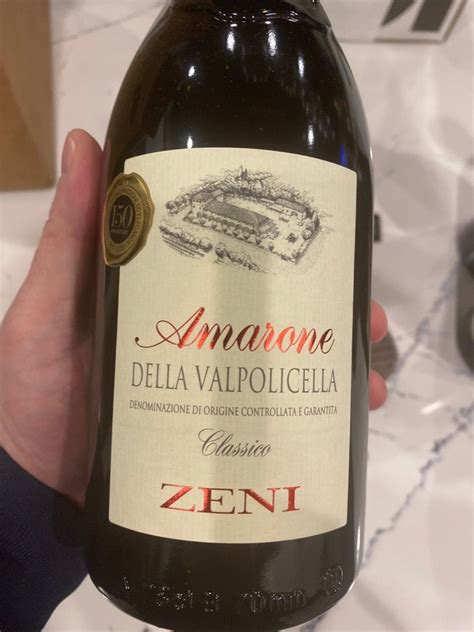 Zeni Amarone Della Valpolicella Classico Vigne Alte Italy Veneto