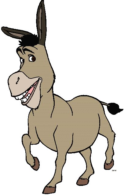 Shrek Clipart Character Images Shrek Fiona Donkey Cartoon Clip