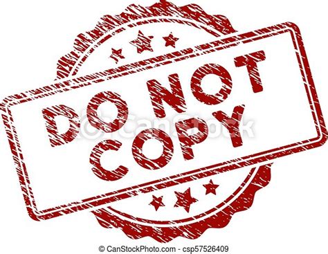 Scratched Textured Do Not Copy Text Stamp Seal Do Not Copy Text Rubber