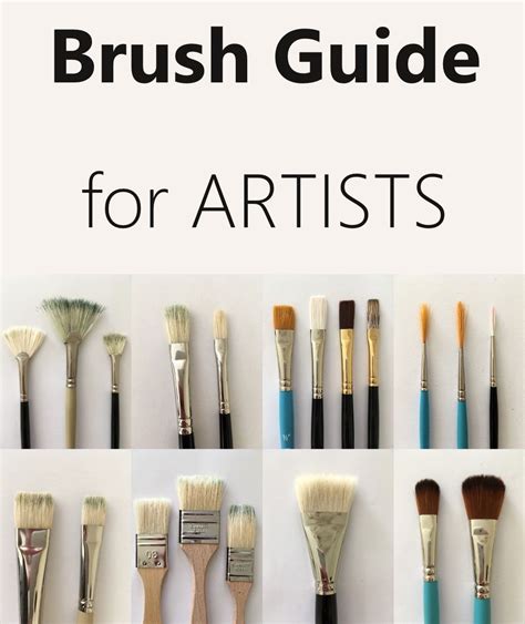 Beginners Guide Types Of Oil Painting Brushes Ran Art Blog Artofit
