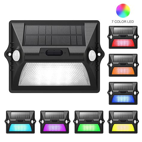 A solar security light is a great option as they have zero installation or ongoing electricity costs. Solar Motion Sensor Light LED 180° 7 Color Wireless ...