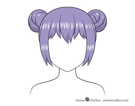 How To Shade Anime Hair Step By Step Animeoutline