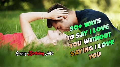 30 Ways To Say I Love You Without Saying I Love You