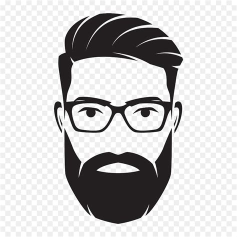 Business man handsome business people png and vector with. Library of man with a beard image black and white download ...