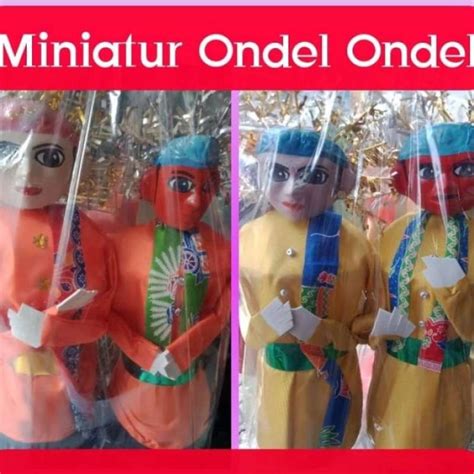 Promo Miniatur Ondel Ondel Diskon 16 Di Seller Ariaa Shop Wanasari
