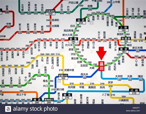 Tokyo Jr Train Map