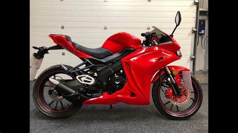 Lexmoto Hawk 125 Solid Red 125cc Sports Bike From Lexmoto Youtube
