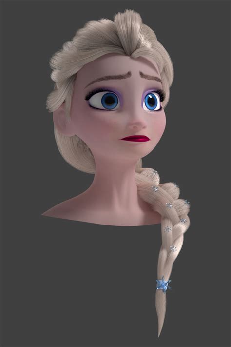 Artstation Disney Elsa 3d Model 2023 Ph