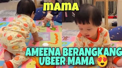 Live Ameena Berangkang Uber2 Ran Sama Mama Youtube