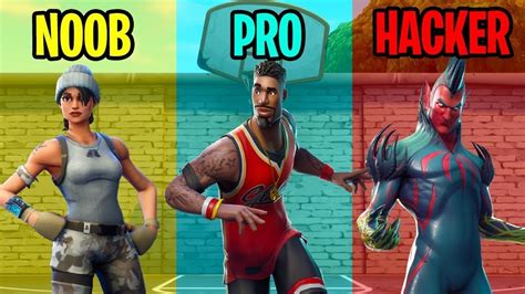 Noob Vs Pro Vs Hacker Fortnite Battle Royale Youtube