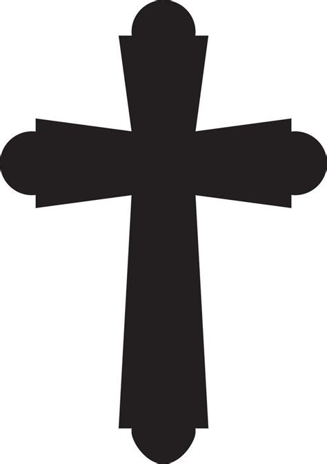 Christian Cross Silhouette 4785499 Vector Art At Vecteezy