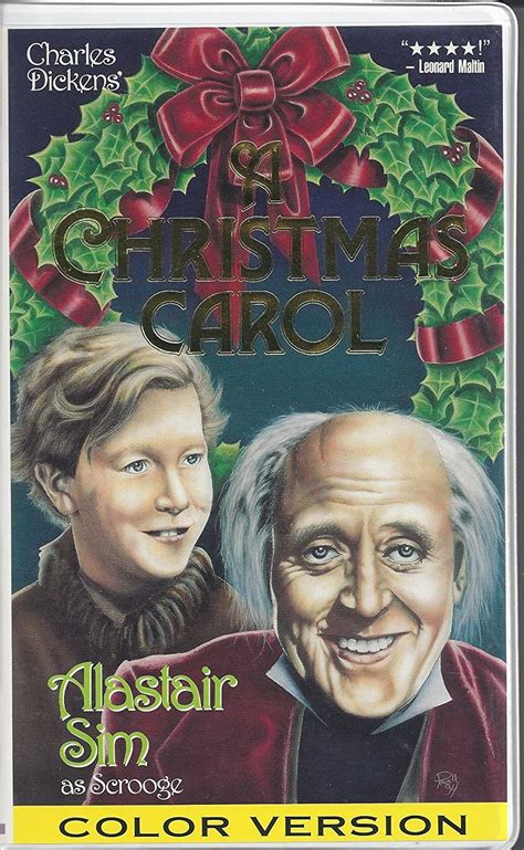 A Christmas Carol Colorized Vhs Alastair Sim