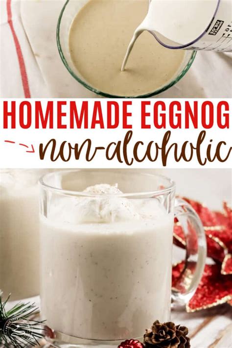 Easy Homemade Non Alcoholic Eggnog Recipe