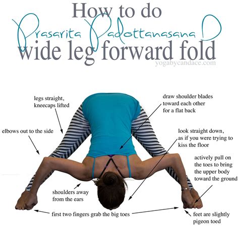 How To Do Wide Legged Forward Fold Yoga Tips Yoga Moves Bikram Yoga