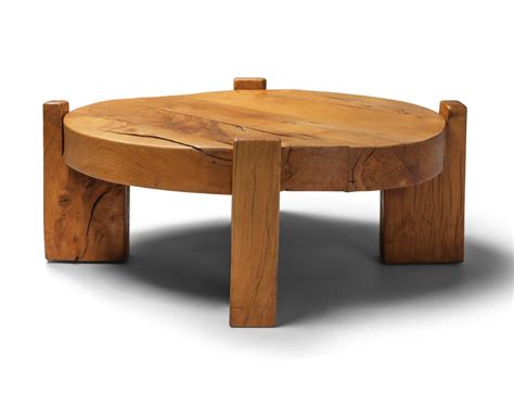 The quality of these items is exceptionally high as the images illustrate below. Solid Oak Round Coffee Table, 1960s | #122525