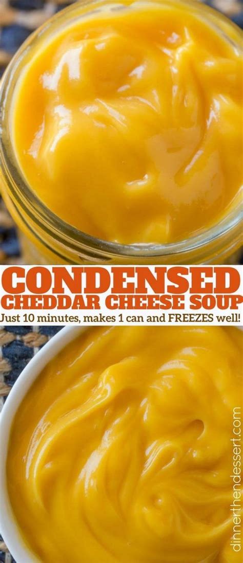 Drains, combine the cheddar cheese soup and half a soup can. Homemade Condensed Cheddar Cheese Soup is easy to make and ...