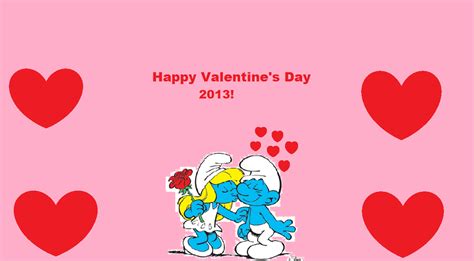 Happy Valentines Day From The Smurfs By Smurfette123 On Deviantart