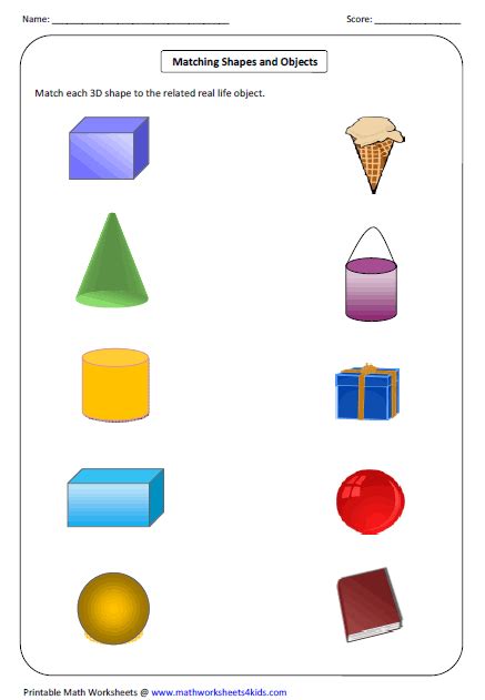 As is known our brain has got right and left hemisphere. Solid 3D Shapes Worksheets