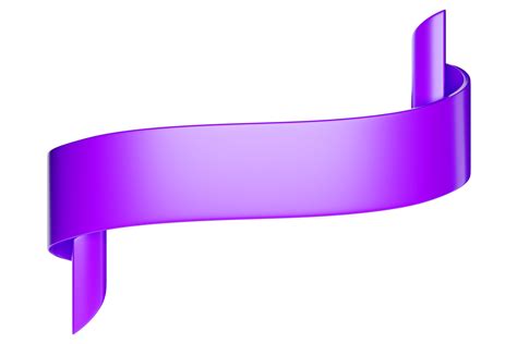3d Label Ribbon Glossy Purlpe Blank Plastic Banner For Advertisment