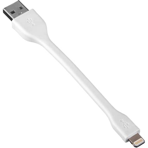 Xuma Short Lightning Cable 4 White Usb Lcs Bandh Photo