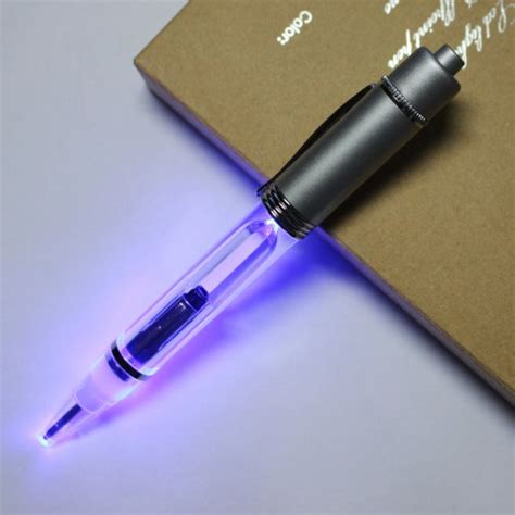 2pcs Pack Pen Light Ballpoint Pen 2 In 1 Led Light Up Pen With Extra