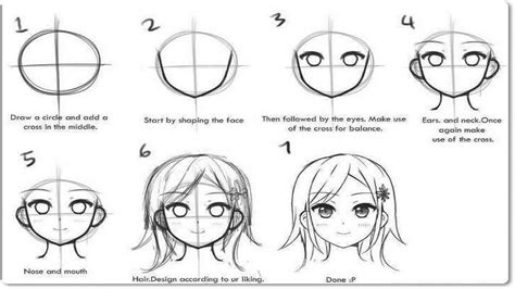 How To Draw Anime Step By Step Pictures Itstarted With Alook