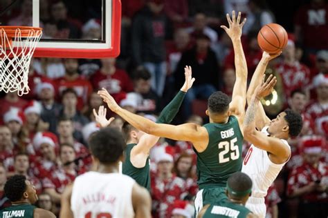 No 6 Michigan State Pulls Away Late Snaps Nebraska Basketball’s Home Winning Streak At 20