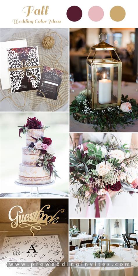 Fall Wedding Color Combos And Trends For 2021 Fall Wedding Colors