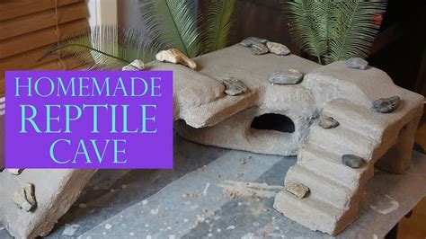 Huge Diy Reptile Cave Step By Step Youtube