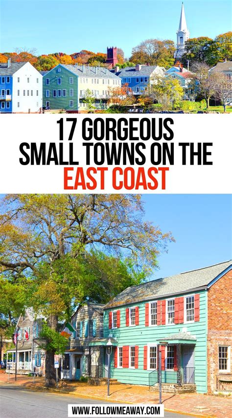17 Gorgeous Small Towns On The East Coast Travel Bucket List Usa Usa