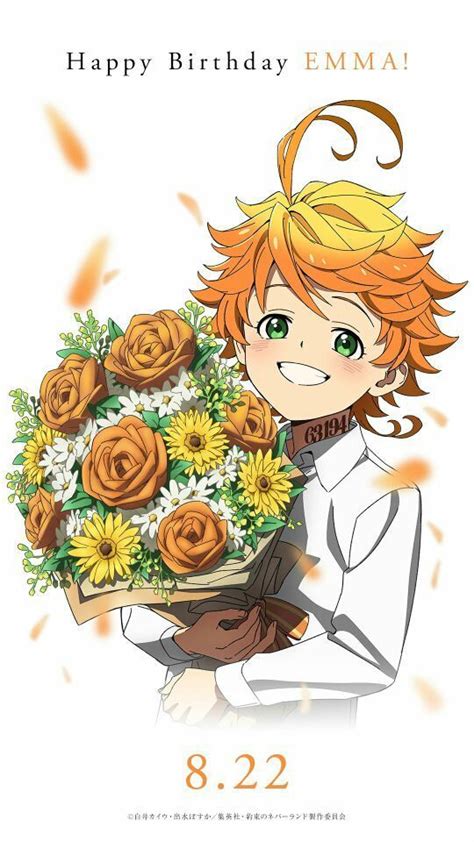 🌺the Promised Neverland ~imagens~ 🌺 Happy Birthday Emma Terra Do