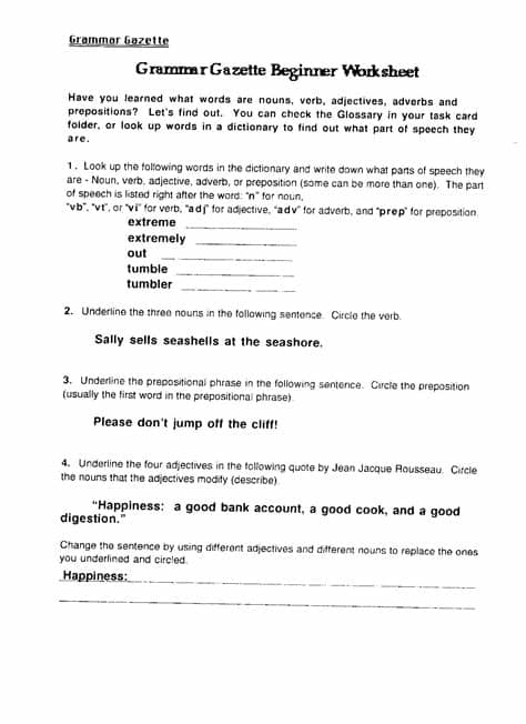 16 Best Images of Daily Grammar Practice Worksheets ...