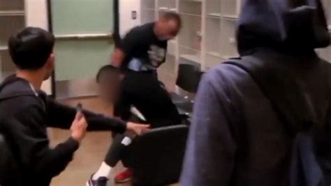 Violent Brawl Between Teacher And Student In California Classroom Video