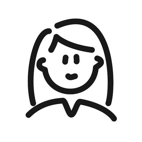 Female Face Avatar Outlined Svg Vectors And Icons Svg Repo