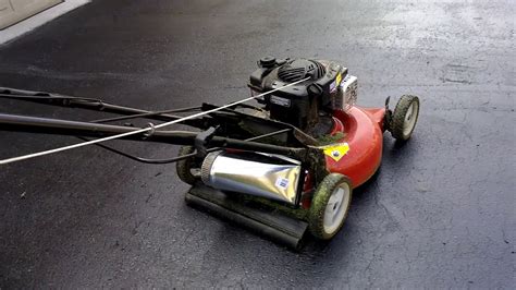 Lawn Mower Diy Mod Convert Rear Bag To Side Discharge Chute Youtube