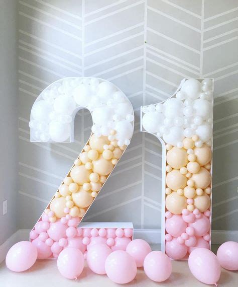 Trendy Birthday Balloons Numbers Decoration 62 Ideas