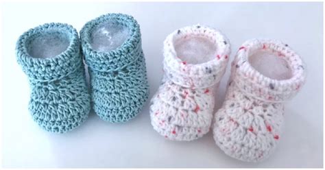 26 Simple Free Crochet Baby Booties For Beginners